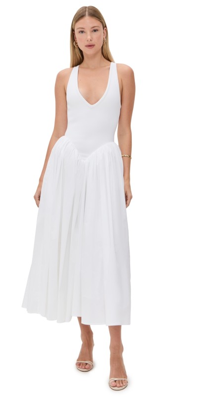 Ronny Kobo Sirinda Dress White