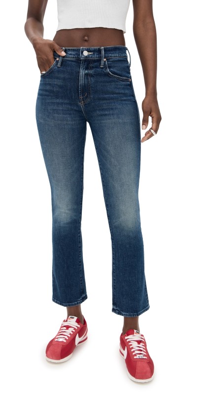 MOTHER The Insider Ankle Jeans Where The Sun Don't Shine