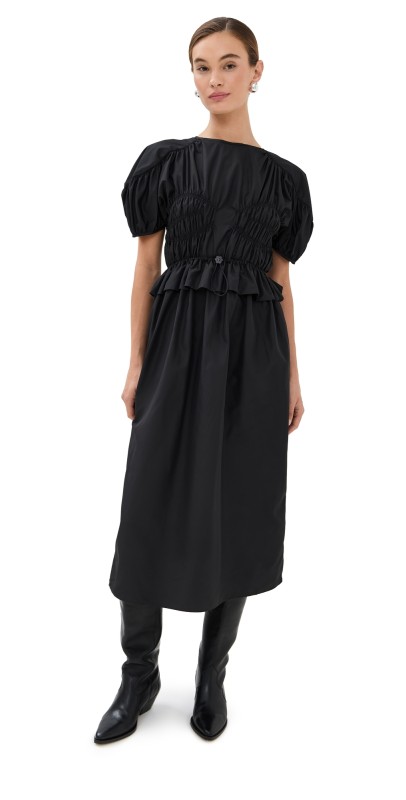 Cecilie Bahnsen Betsy Dress Black