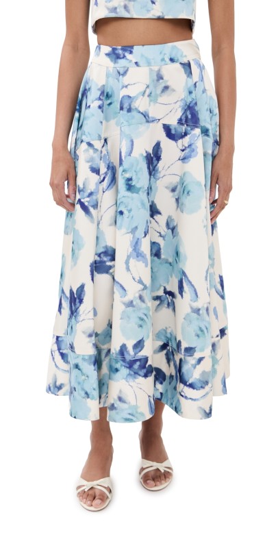 Azeeza Avani Skirt Blue Rose