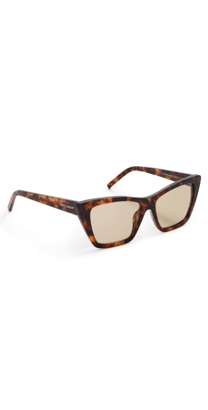 Saint Laurent SL 276 Mica Sunglasses Havana-Havana-Brow