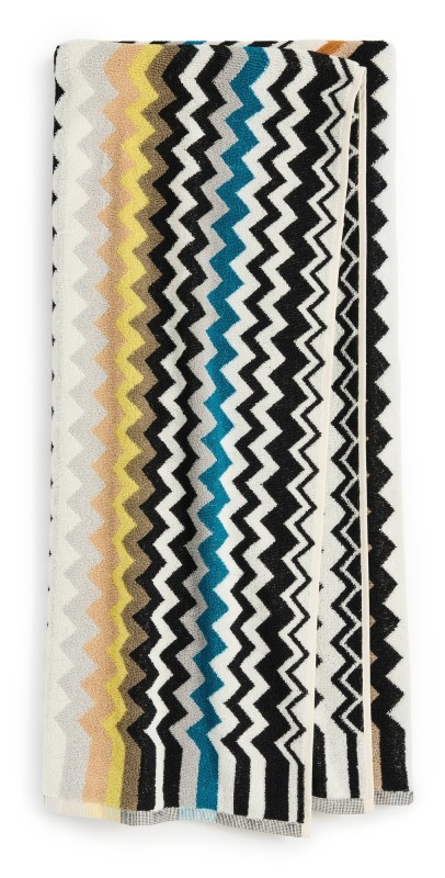 Missoni Best Bath Towel 100x150 Black Multicolor