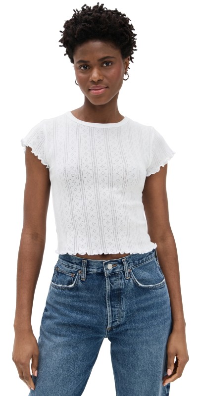 DAZE Lily Tee White Hot
