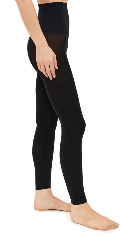 Commando Ultimate Opaque Footless Tights Black