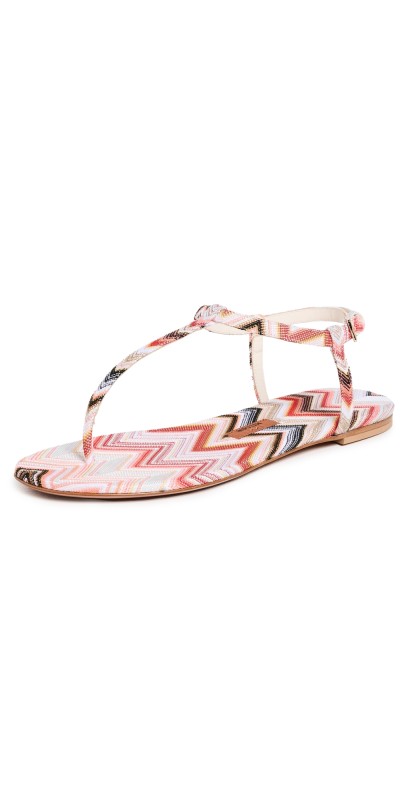 Missoni Edith Sandals Raschel Wave Pink