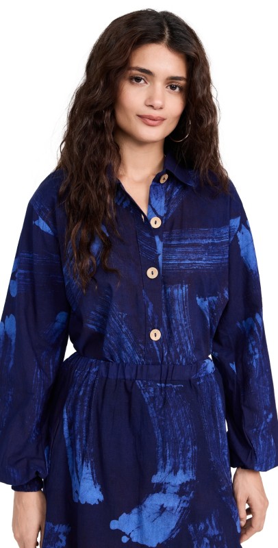 Elisamama Ayoka Shirt Blue