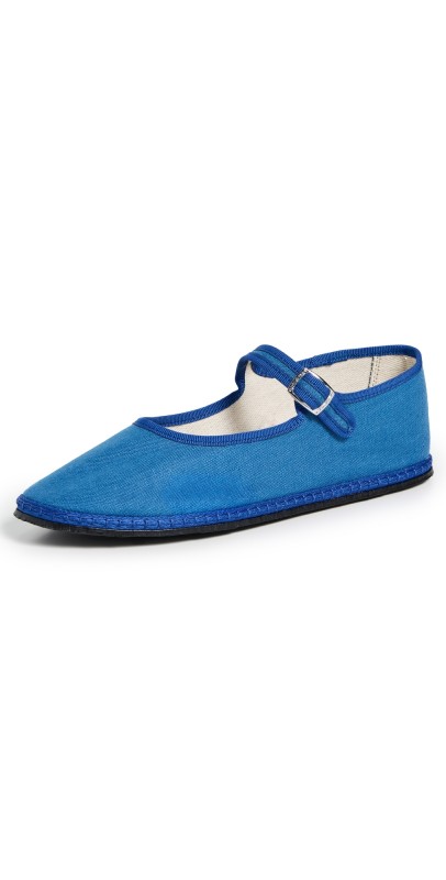 ViBi VENEZiA Classic Linen Mary Janes Stromboli