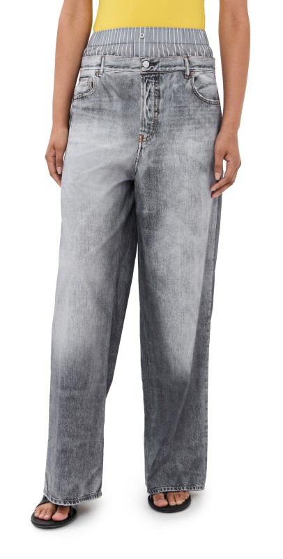Acne Studios Grey L'oeil Trousers Grey