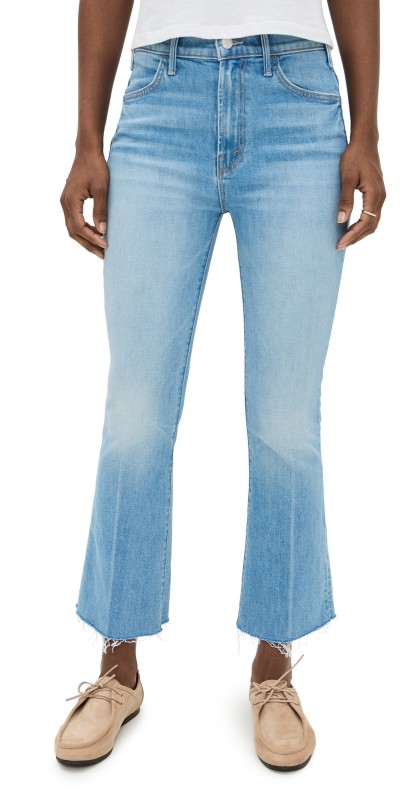 MOTHER The Hustler Ankle Fray Jeans No Offense But