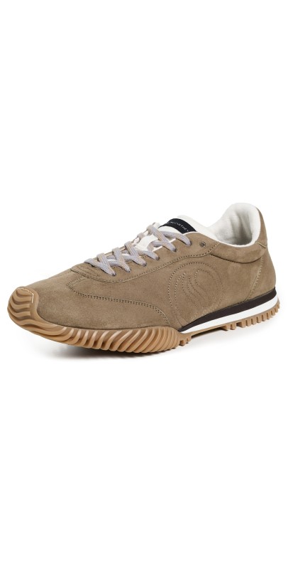 Stella McCartney S-Wave Sport Alter Suede Sneakers Light Camel