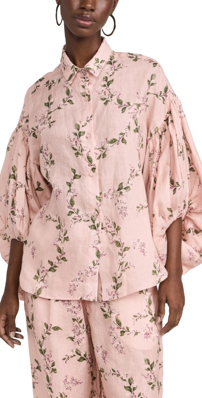 Agua by Agua Bendita Agar Wisteria Shirt Multicolor