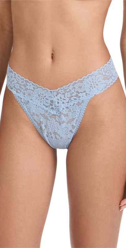 Hanky Panky Daily Lace Original Rise Thong Grey Mist
