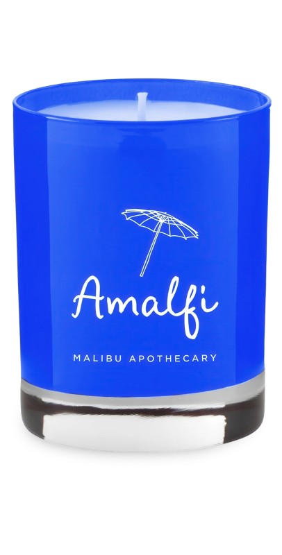 Malibu Apothecary Amalfi Blue Candle No Color