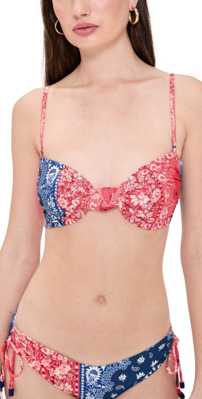 Agua Bendita Lucille Atma Bikini Top Multicolor