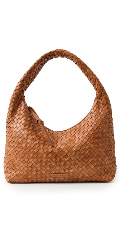 Loeffler Randall Willow Woven Hobo Bag Timber