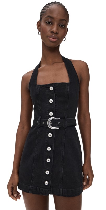 Reformation Cecilia Denim Mini Dress Nicoya