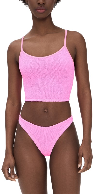 Hunza G Strap Bikini Set Bubblegum