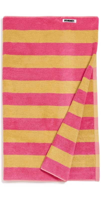 Hommey Beach Towel Candy Stripes