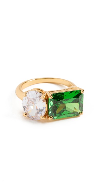 Roxanne Assoulin The Eclectic Ring Gold/Emerald