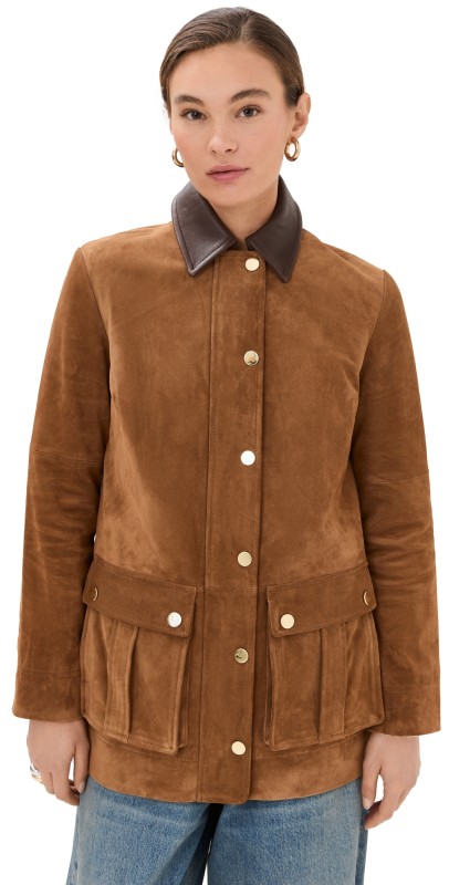 Veronica Beard Suz Dickey Chore Coat Whisky