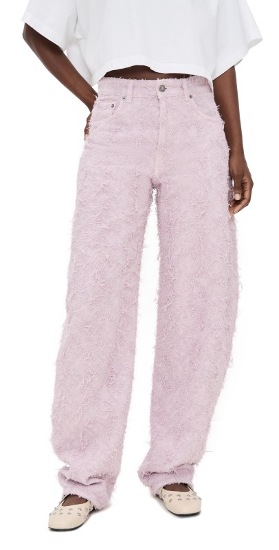 HAIKURE Bibi Fur Denim Jeans Primrose