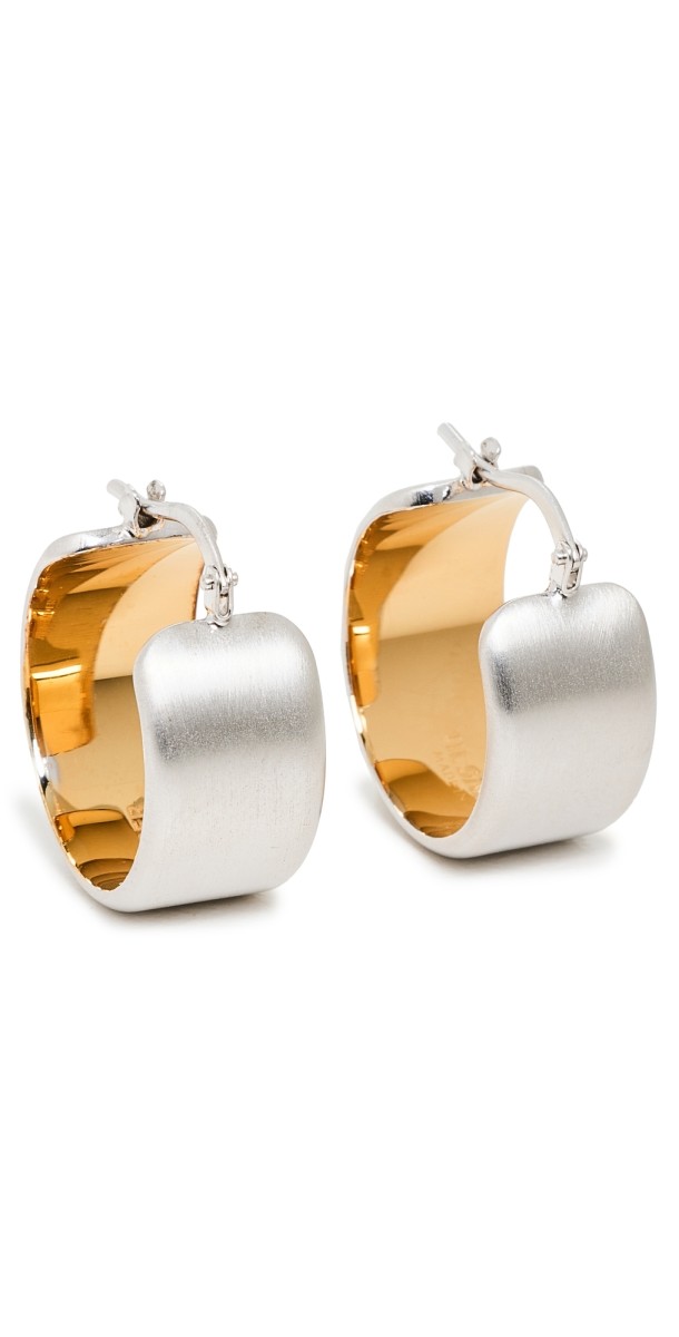 Jil Sander Ew2 Earrings 3 Silver/Gold