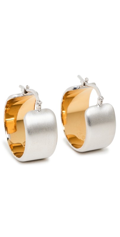 Jil Sander Ew2 Earrings 3 Silver/Gold