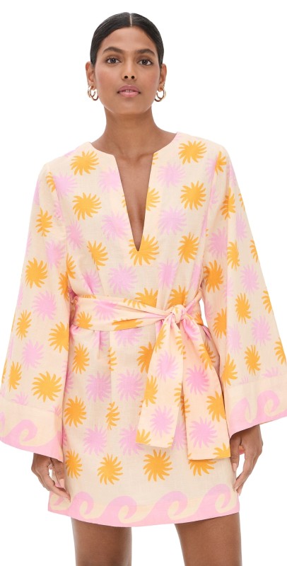 SUNDRESS Cady Dress Praia Print