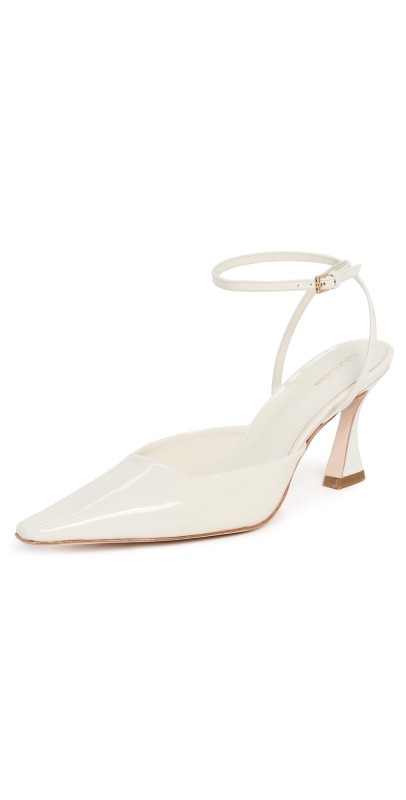 Reformation Natasha Pumps White Patent