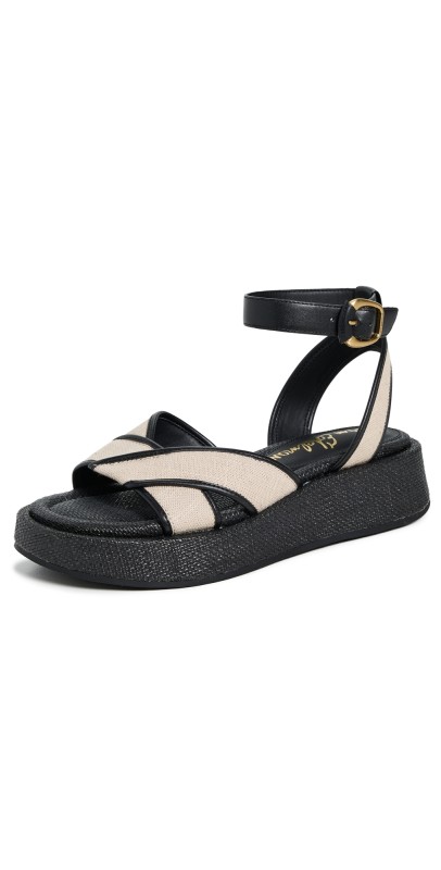 Sam Edelman Nylie Sandals Natural/Black
