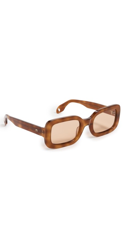 Elisa Johnson Lexi Sunglasses Light Brown Tortois