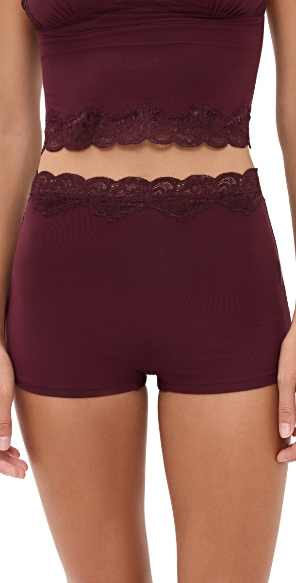 Kat the Label Hugo Boy Shorts Raisin