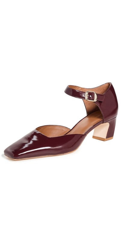 Reformation Denise Pumps Wine Patent