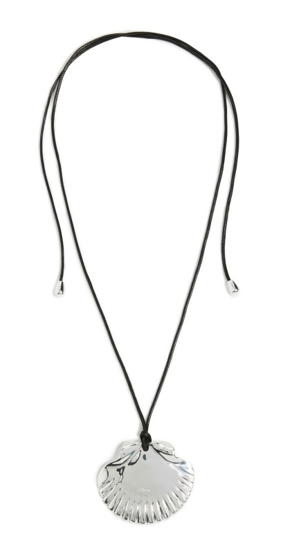 Eliou Venus Wrap Necklace Silver Plated