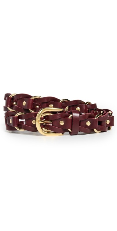 Isabel Marant Bali Belt Burgundy/Gold
