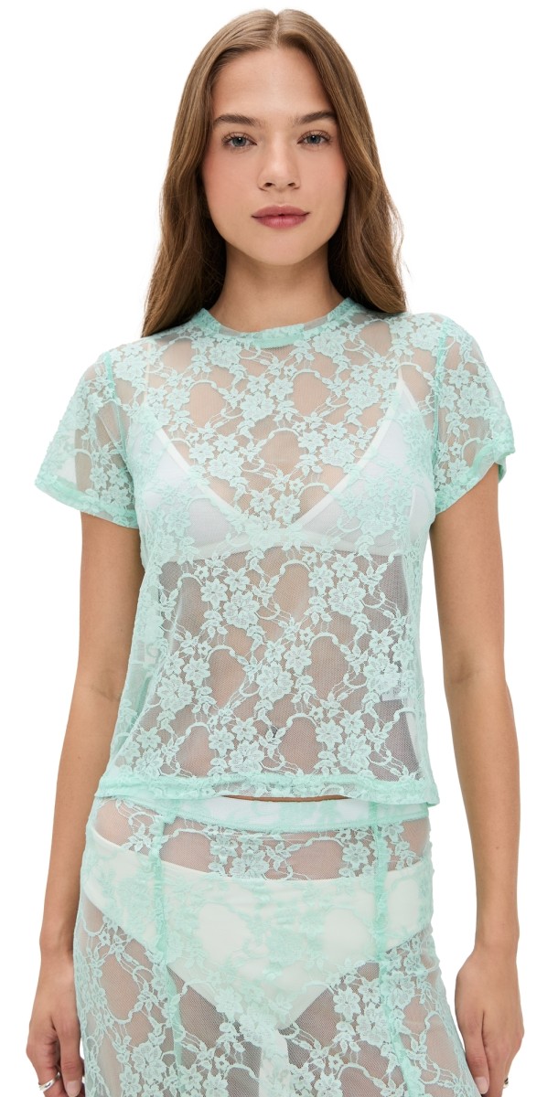 LE BOP Lace Tee Ivory