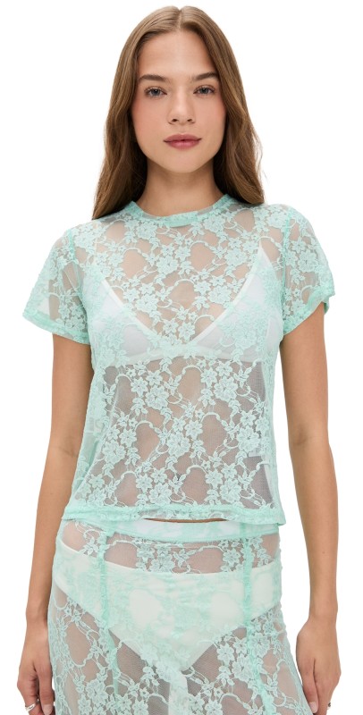 LE BOP Lace Tee Ivory