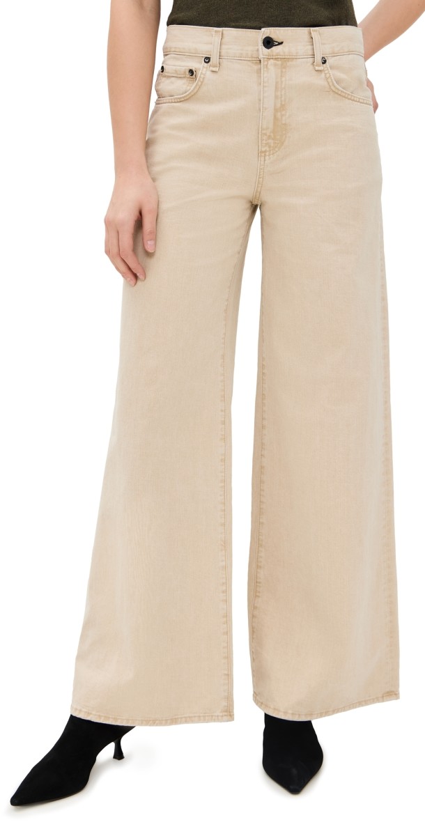 ASKK NY Atomic Wide Leg Jeans Ecru