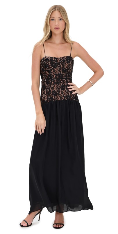 CAMI NYC Corsica Dress Black