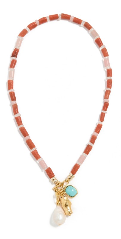 Lizzie Fortunato Red Sea Necklace Mult