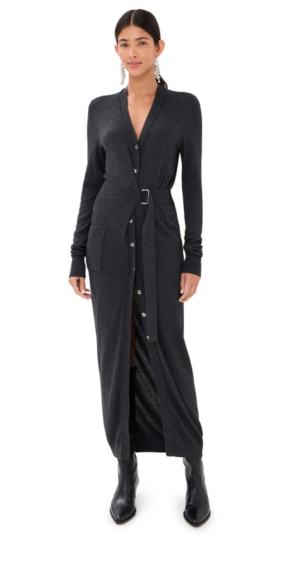 Isabel Marant Constance Dress Anthracite