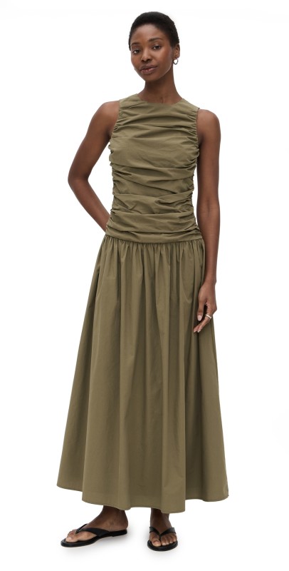 4th & Reckless Zendaya Dress Khaki