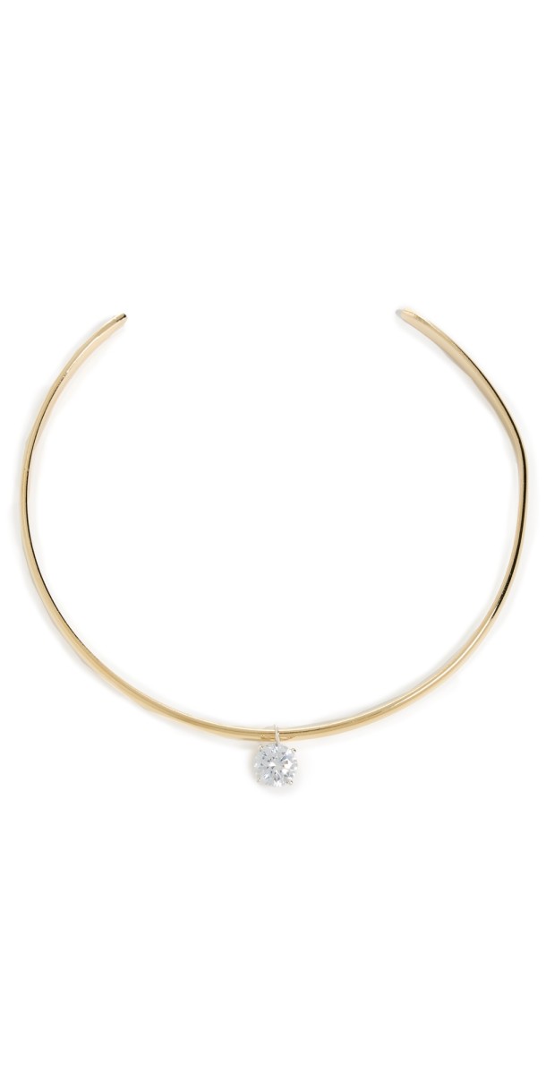 SHASHI Roux Cuff Necklace Gold
