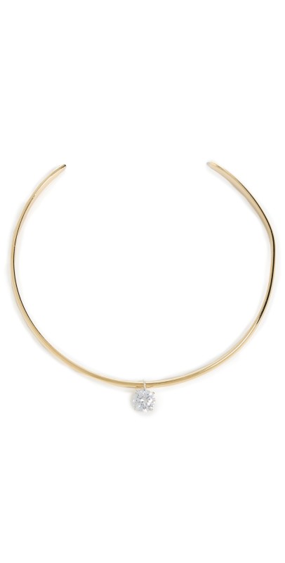 SHASHI Roux Cuff Necklace Gold