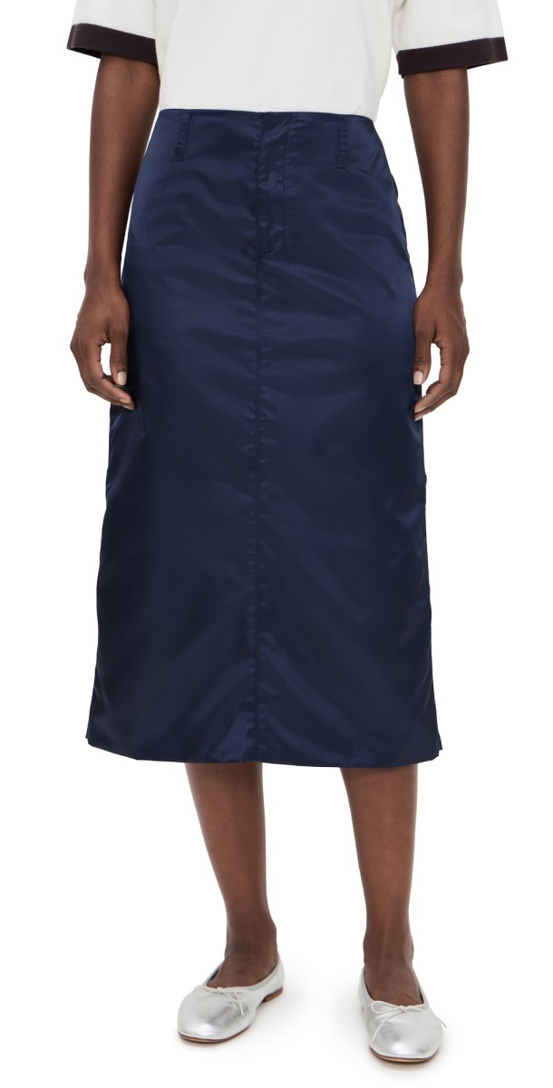 Sandy Liang Ravenna Skirt Navy