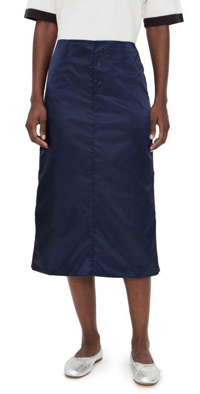 Sandy Liang Ravenna Skirt Navy