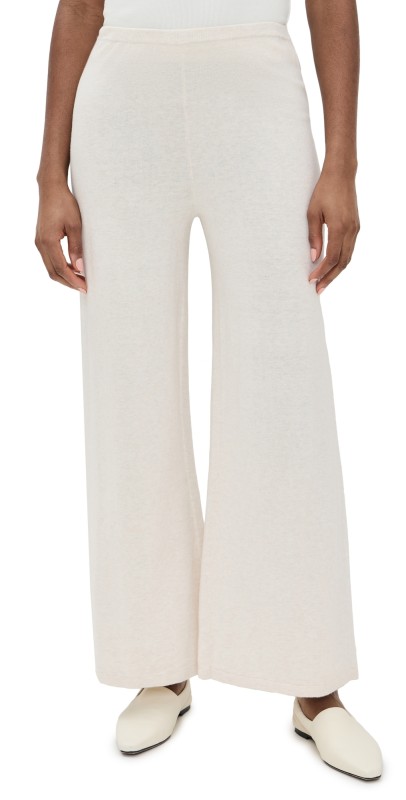 Eberjey Fine Gauge Sweater Pants Almond Heather