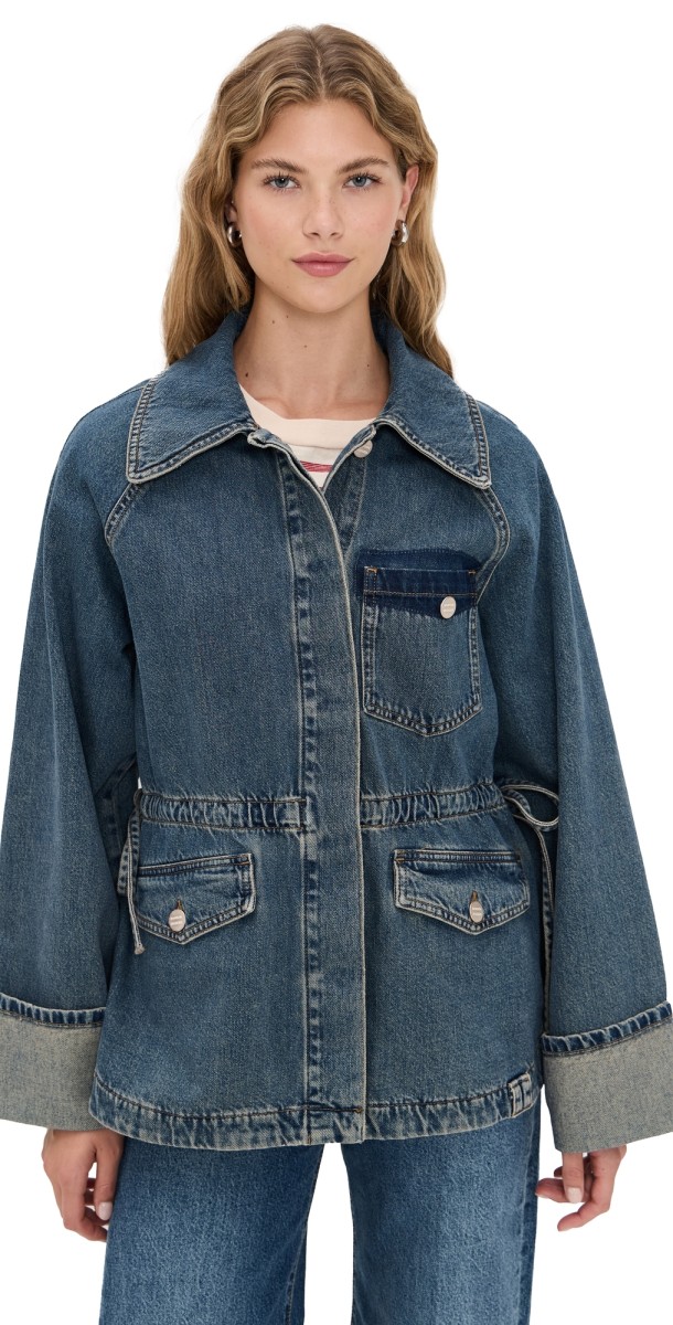 Damson Madder Emilie Workwear Jacket - Dusty Wash Dusty