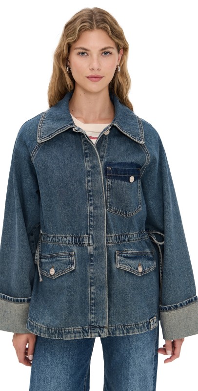 Damson Madder Emilie Workwear Jacket - Dusty Wash Dusty