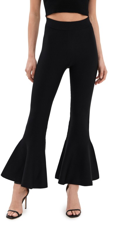 AMI Godet Trousers Black